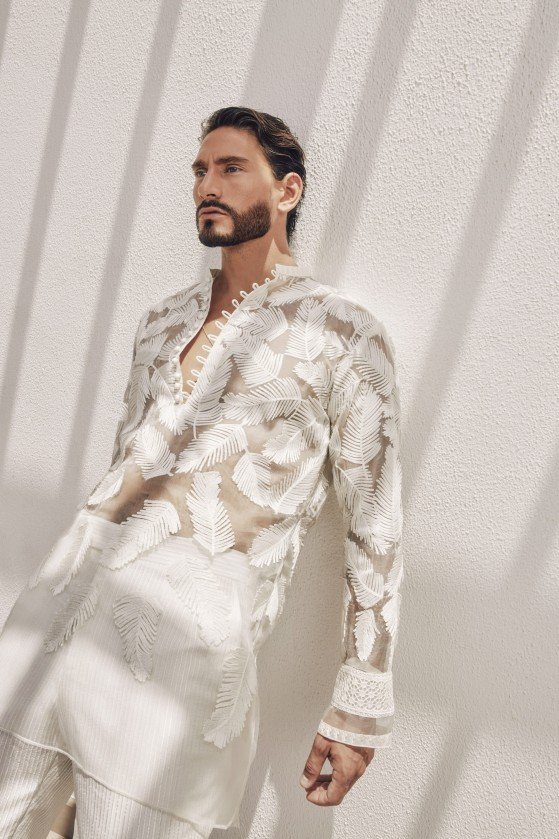 Ivory Feather Kurta