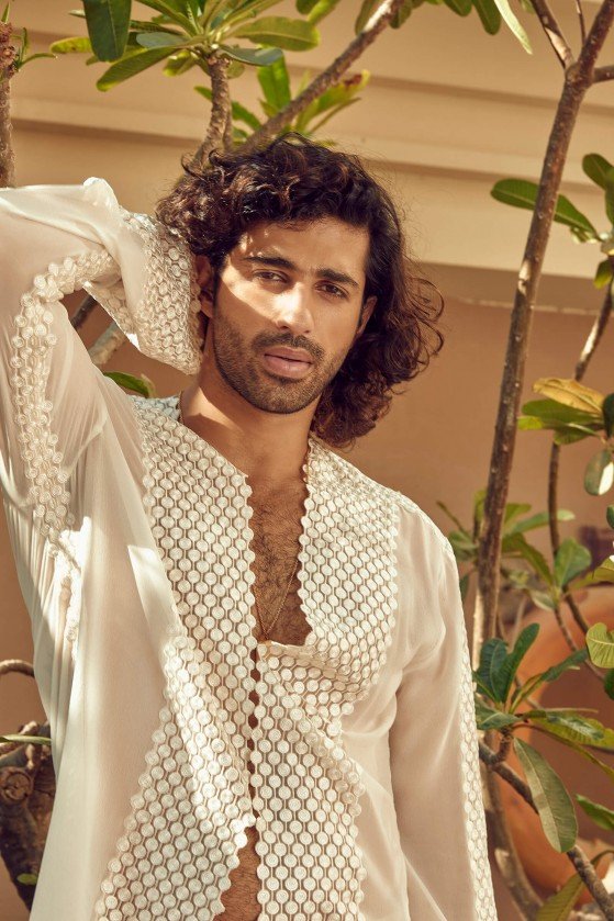 White Resort Suit
