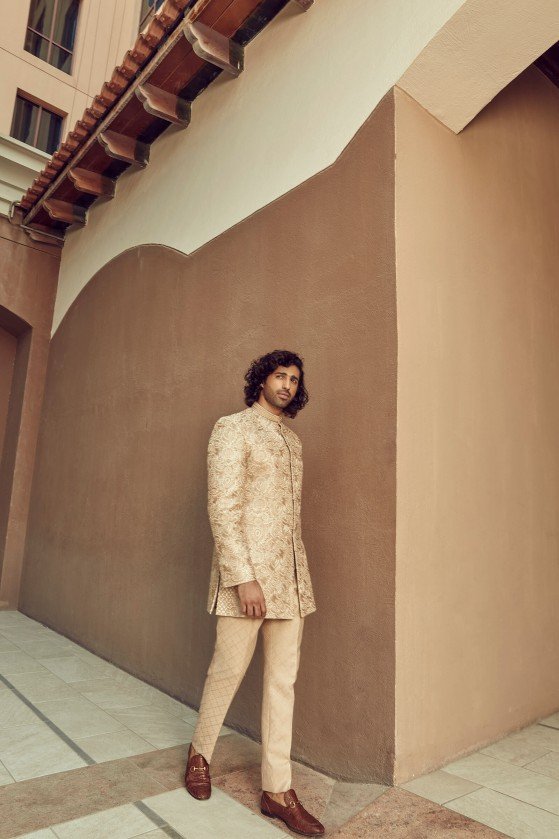 Beige Lucknow Jacket