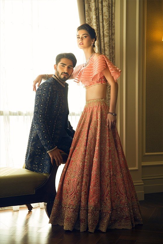 Royal Radiance - Coral Jacket